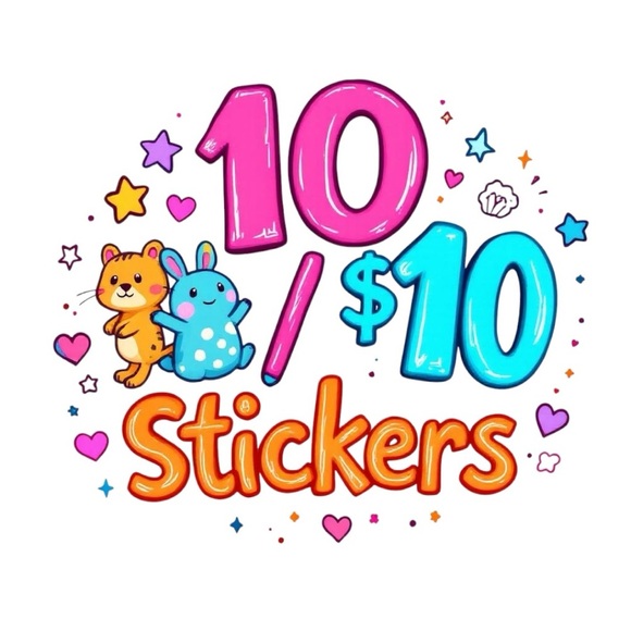 10/$10 ✨STICKERS✨ 10/$10 - Picture 1 of 1